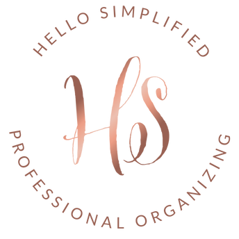 Hello Simplified Professional Organizing Logo