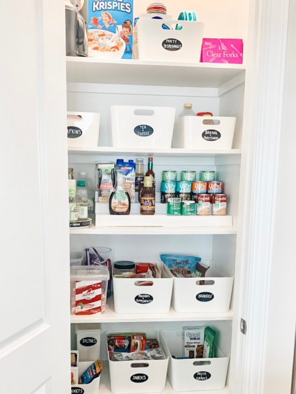 Small pantry organization in Portsmouth NH